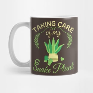 Snake Plant - Mother in Law's tongue for Gardening Enthusiast Mug